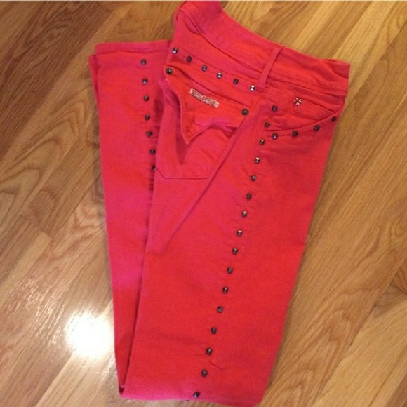 Hudson studded red jeans - Picture 1 of 5